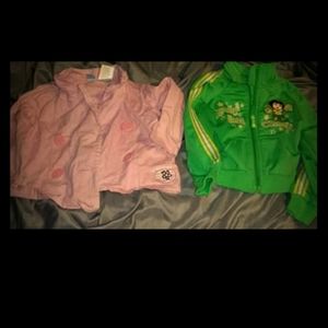 2 size 3t girl's jackets